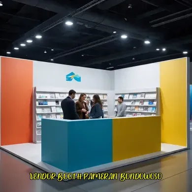 Vendor Booth Pameran Bondowoso